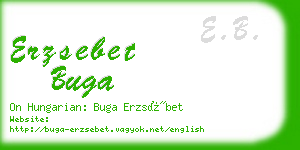 erzsebet buga business card